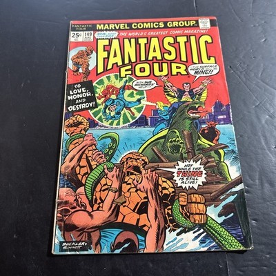 BX6 Fantastic Four #149 marvel 1974 comic 5.0 bronze age SUB-MARINER Df6