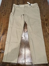 Banana Republic Men  s 40x32 Pants Mens Traveler Tapered Fit Beige NWT