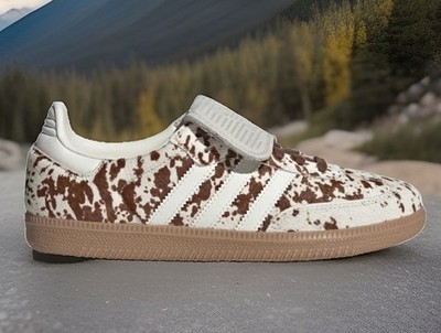 Adidas Cow Print Samba LT Long Tongue Women s Size 8 Sneakers Shoes JS3931 NIB
