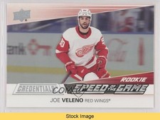 2021 Upper Deck Credentials Speed of the Game Rookies Joe Veleno #SGR20 READ 8tn