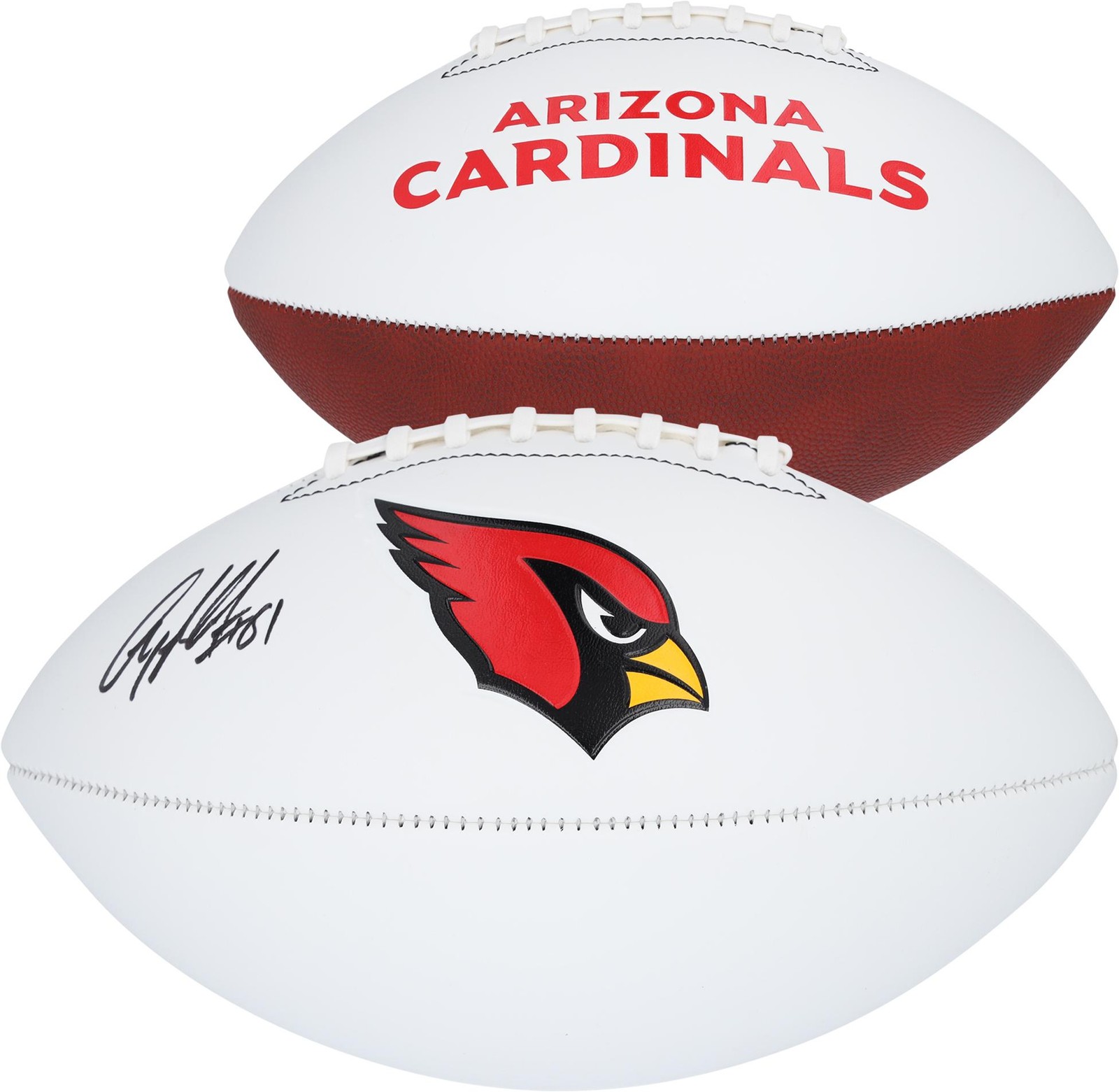 Anquan Boldin Autographed Signed Arizona Cardinals Franklin White Panel Football 