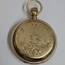 ELGIN pocket watch, 14k solid gold, American History, Perfect, Very rare