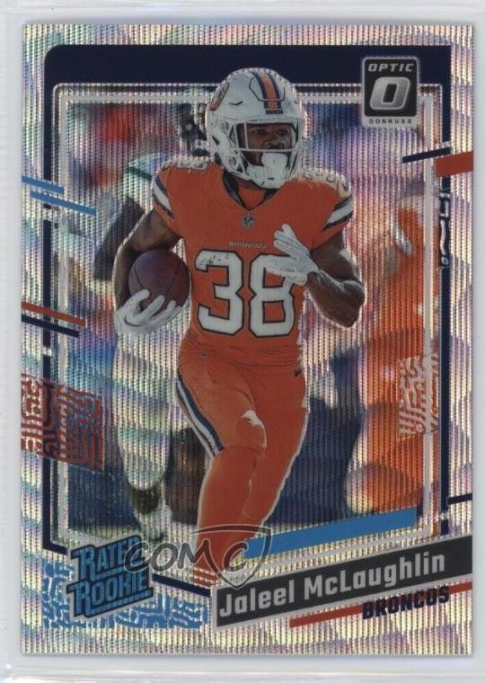 2023 Panini Donruss Optic Wave Prizm 275/300 Jaleel McLaughlin #232 Rookie RC