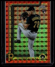Thomas Harrington 2025 Topps Chrome Update Orange Geometric Rookie #/25