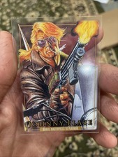 Johnny Blaze 2024 Marvel Masterpieces Skybox '92 Platinum Clear Cut #2