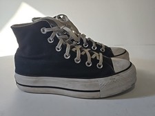Vintage Converse Black Chuck Taylor All Star High Top Women's 5.5 Made In USA