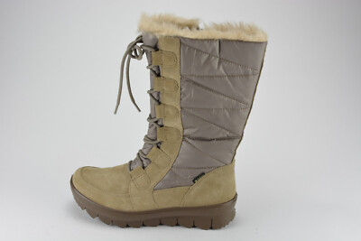 Legero Damenstiefel Velourleder Leder beige