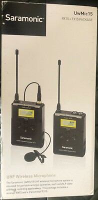 Saramonic・UwMic15B Saramonic UWMIC15 16-Channel Digital UHF Wireless Lavalier