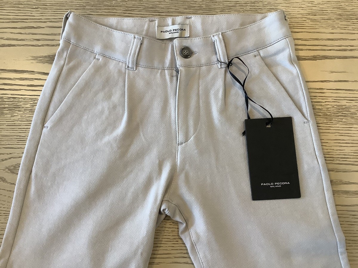 NWT Paolo Pecora Milano Kids/Junior Boys Pants Beige Size Y