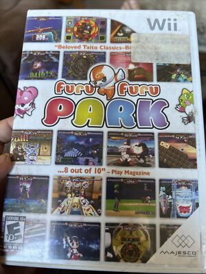 Furu Furu Park (Nintendo Wii, 2008) Some Water Damage On The Back