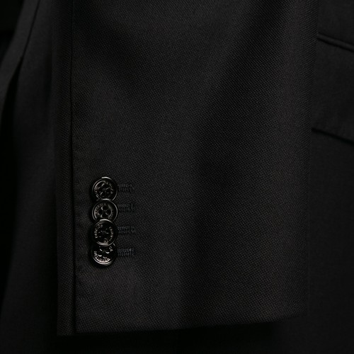 NWT $3950 PATRICK HELLMANN Wool Cashmere Peak Lapel Suit Midnight Blue 47US/57IT - Picture 15 of 24