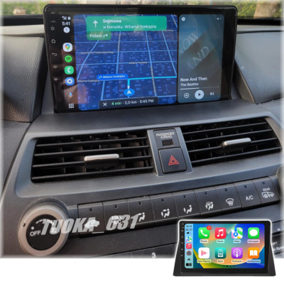 For HONDA ACCORD 2008-2012 Android Carplay Stereo GPS Radio with Bakcup Cam
