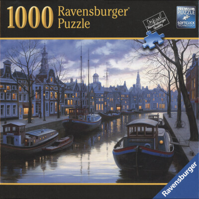 Puzzle Ruff Ravensburger 1000 Piece Premium Jigsaw Puzzle - LIFE ON THE CANAL | eBay