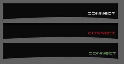 Passend für Ford Transit Connect Sonnenstreifen Grafik Sonnenleiste Aufkleber jede Farbe