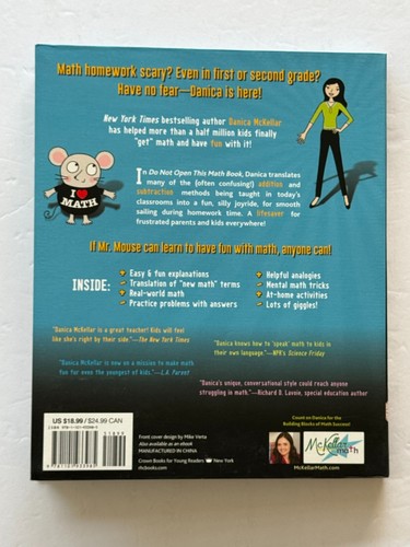 Do Not Open This Math Book Addition + Subtraction by Danica McKellar Tutor New - Picture 5 of 5