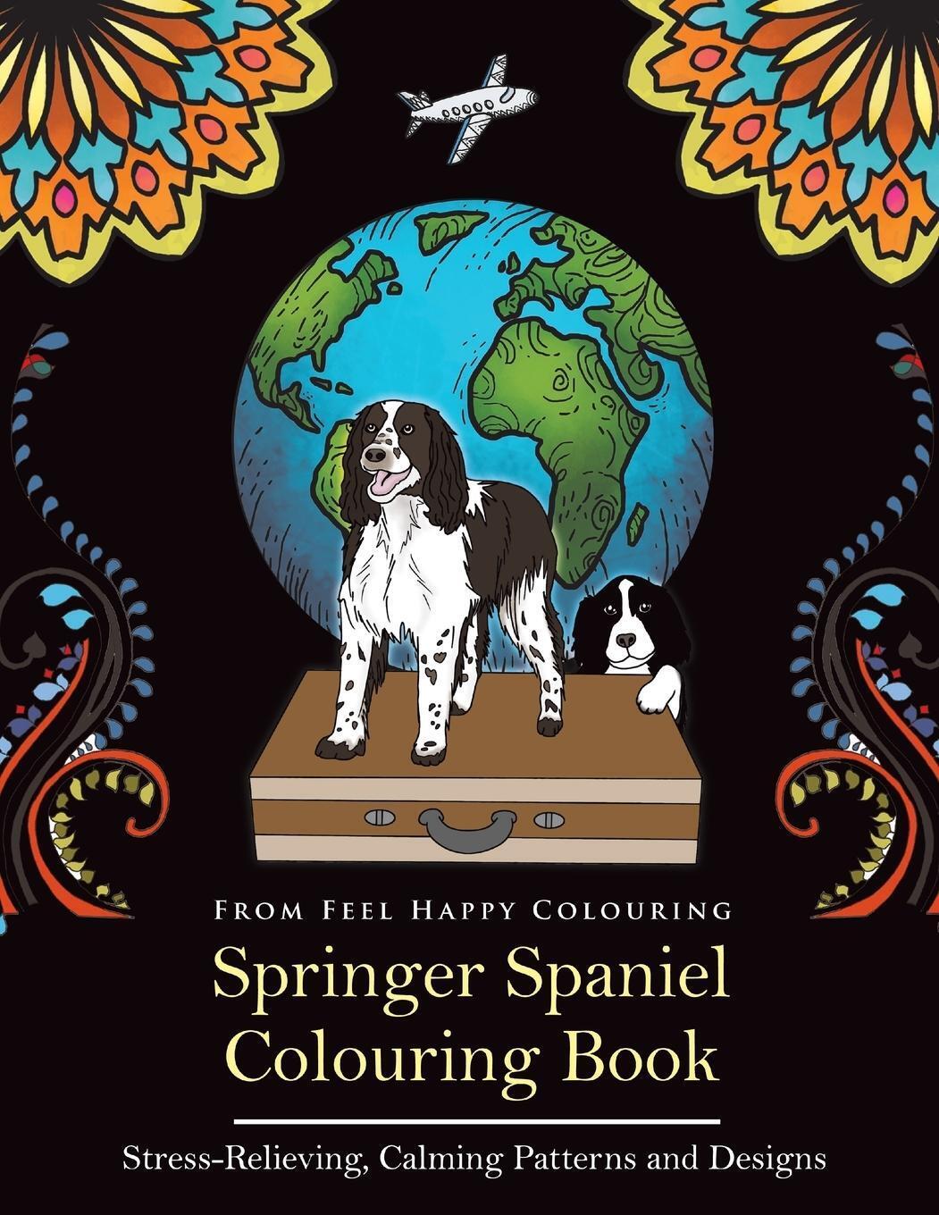Thumbnail - Feel Happy Colouring | Springer Spaniel Colouring Book | Taschenbuch |