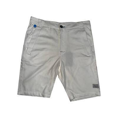 G-STAR kurze Jogginghose Herren weiß CC Bronson Chino 1/2 UVP 60£
