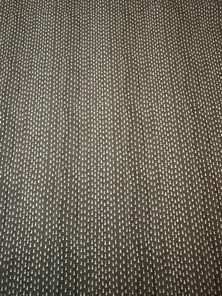 Maresca Textiles Kantha Fabric: Oyster Linen/Cotton 5 1/2 Yards - Image 3 of 4