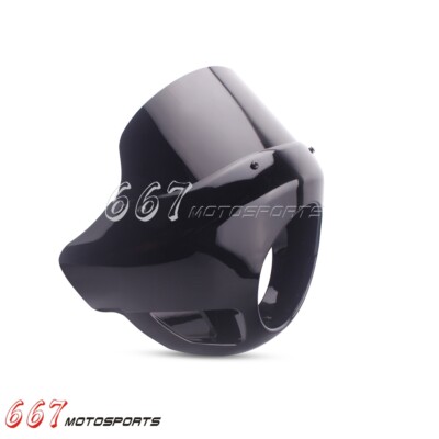 5.75'' Headlight Fairing For Harley Dyna Softail Sportster With 35