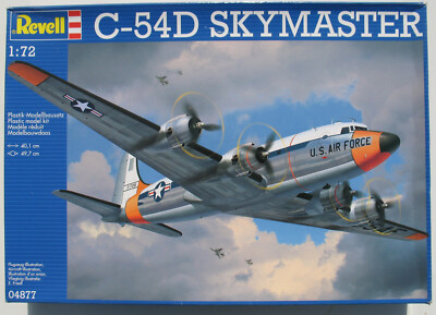 REVELL 04877 Douglas C-54D SKYMASTER 1:72 Flugzeug Bausatz Kit Aircraft Model