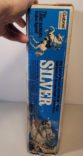 Vintage 1973 12" Scale Lone Ranger's Horse "SILVER" in Box-Rough/Repaired LOOK! - Picture 5 of 24