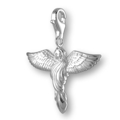 Melina charm pendant angel silver 925