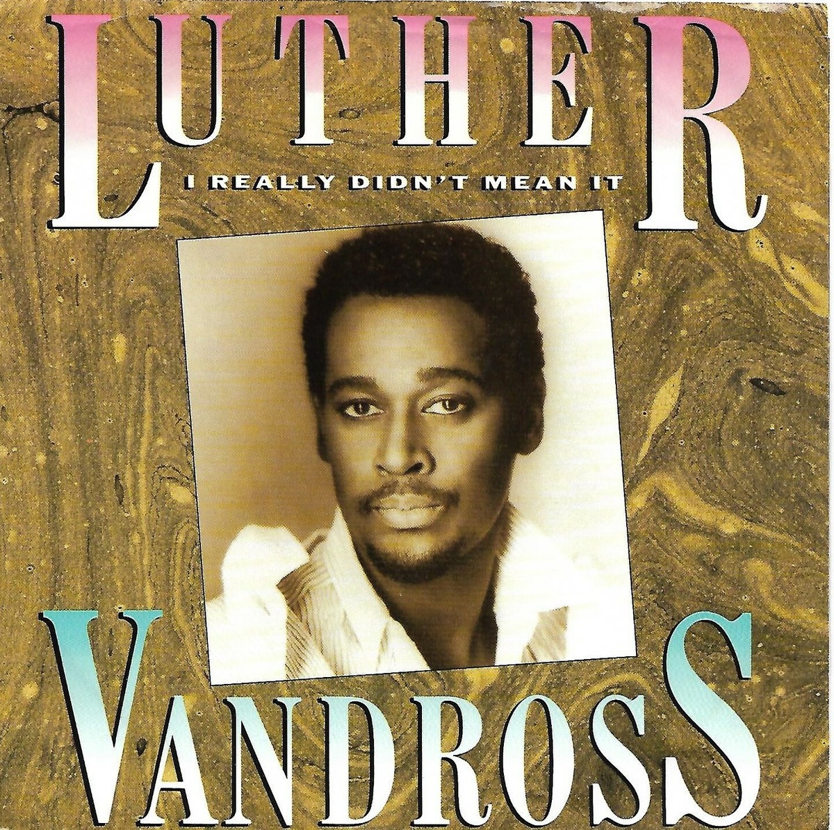 VANDROSS, Luther (I Really Didn't Mean It) NO RECORD!!! = PICTURE