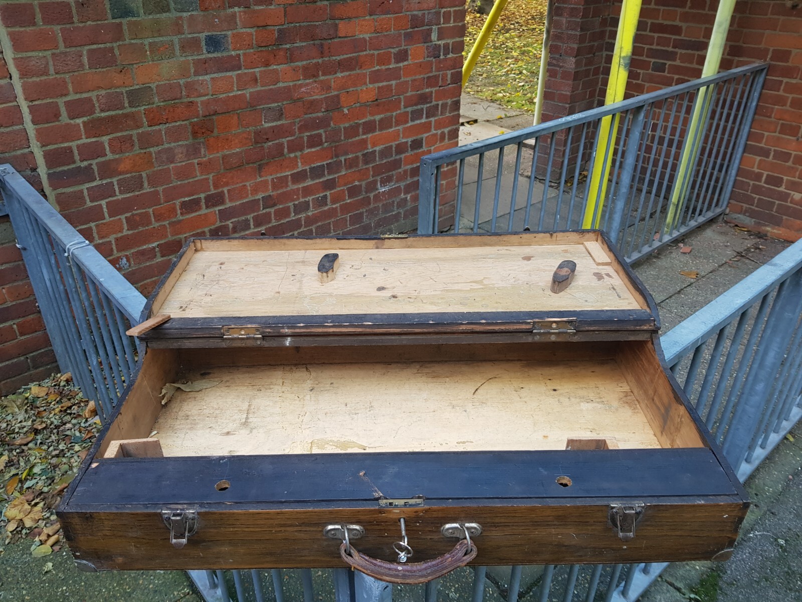 Wooden Vintage Used Toolbox eBay