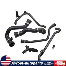 7 Pcs Set Expansion Tank Coolant Radiator Hose Kit For 99-06 Bmw 328 330 323 325