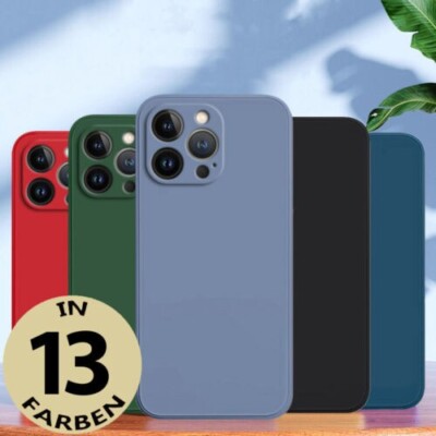 Handy Hülle Bumper für iPhone 13 12 11 Pro Max Hülle Mini Case Bunt Handyhülle