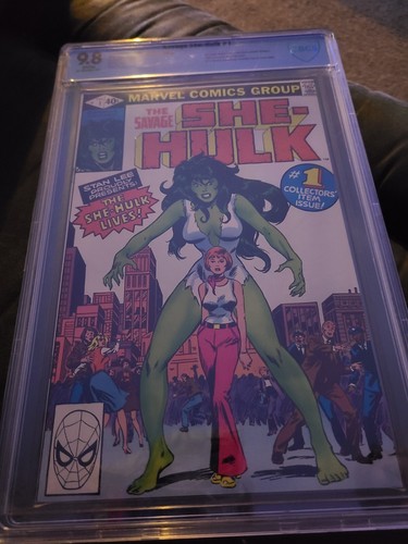 Savage She-Hulk #1 CBCS 9.8 (1980) 1st Appearance Jennifer Walters Newsstand