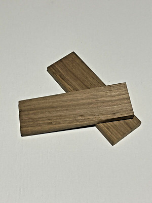 2 Piece Walnut Knife Handle Scales Lumber Blank Bookmatched 130x43x9mm
