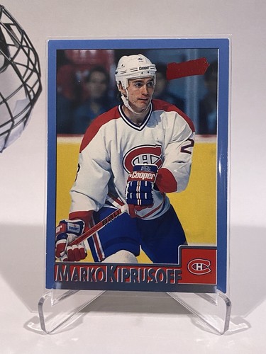 1995-96 Bowman Canadiens Hockey Card #109 Marko Kiprusoff