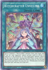 Yu-Gi-Oh Card - ETCO-EN067 - WITCHCRAFTER UNVEILING (super rare holo) - NM/M