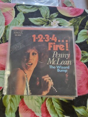 PENNY MC LEAN '' 1..2..3..4FIRE!   45 TOUREN MADE IN ITALY SEHR GUTER/VG