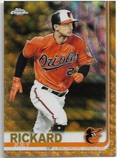 JOEY RICKARD 2019 Topps Chrome Gold Refractors #60 34/50 ORIOLES