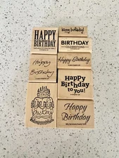 Birthday Stamps Variety Cake Celebrations Happy Birthday