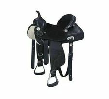 Western Barrel Racing Horse Synthetic Saddle All Sizes Are Available(10"-18.5")