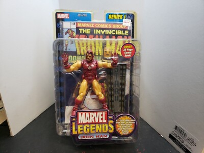 Toy Biz Marvel Legends Series 1 Iron Man Gold Armor | eBay