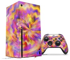 Skin Set for XBOX Series X Tie Dye Pastel