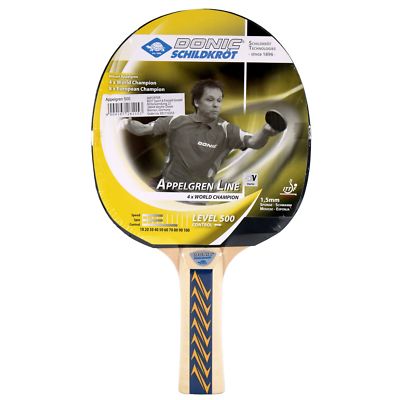 Donic Schildkröt Tischtennisschläger 1,5 mm Schwamm Applegren Allround Level 500