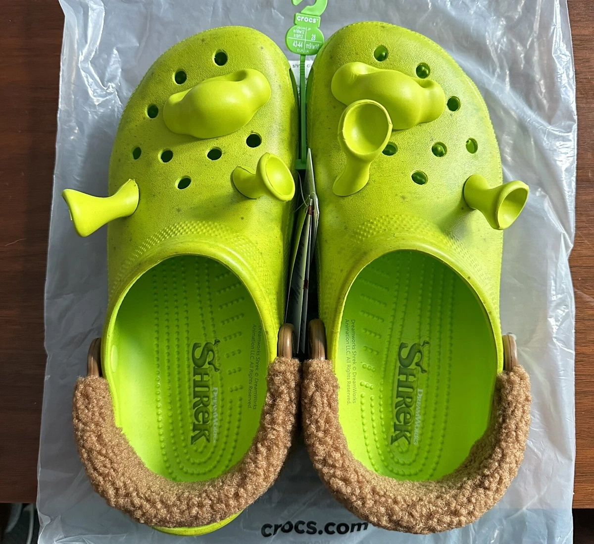 Crocs SHREK Classic Clog Lime Punch Men Size 10/W12 Confirmed order! Brand  new!