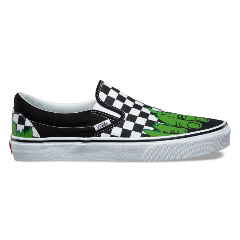 vans slip on checkerboard hulk