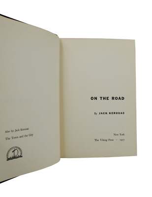 On the Road ~ SIGNED by JACK KEROUAC ~ 1957 First Edition ~ 3rd