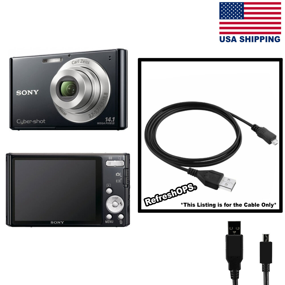 Sony DSC W330 Cybershot Camera USB Cable Transfer Cord Replacement