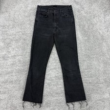 Mother Jeans Women Size Tag-31/Fits-29 The Hustler Ankle Fray Not Guilty Grunge
