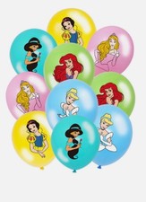 Disney Princess 10pc Balloons Birthday Party Decor 12" Latex Balloond