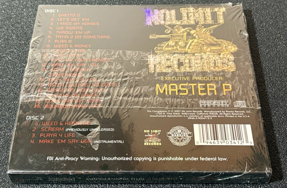 RARE! Factory Sealed Master P - Ghetto D 10th Anniversary Edition Music CD OOP - Image 2 of 4