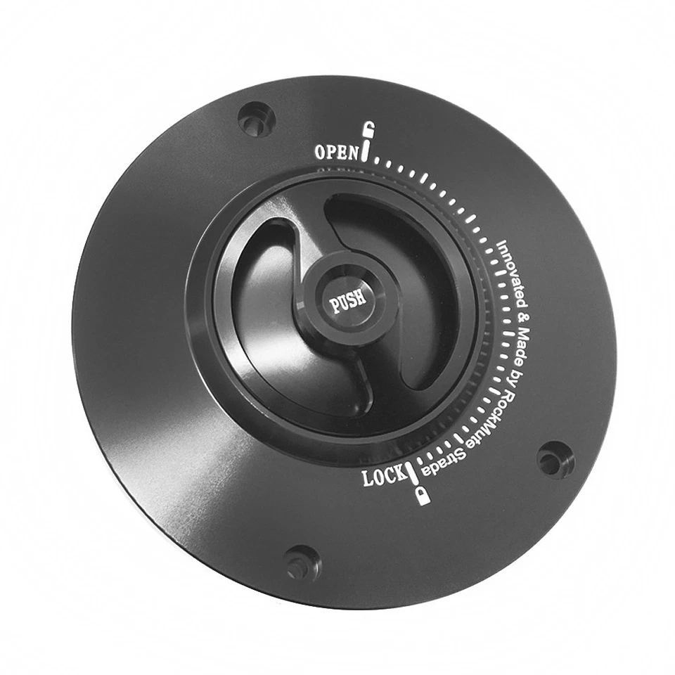 Tapa de combustible antirrobo CNC sin llave ajuste directo para VFR 1200F VFR 1200X VTR 1000 Foto 3 de 4