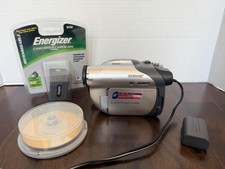 Sony Handycam DCR-DVD105 DVD Camcorder Tested Working 20x Zoom Nightshot
